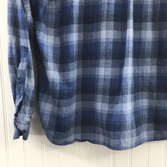 Columbia Omni Wick Button Up‎ Shirt Blue Plaid - Picture 7 of 13